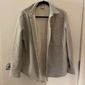 Aritzia TNA cozy grey jacket